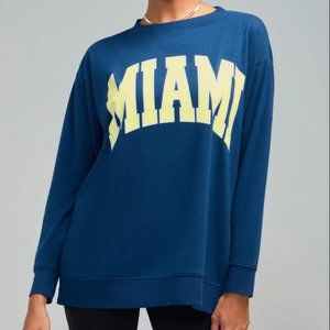 NWT Wildfox "Miami College Roadtrip" Sweatshirt